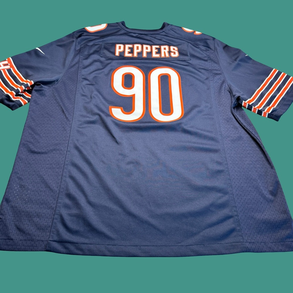 Chicago Bears Julius Peppers Nike Jersey XXL Navy #90 NFL On Field Football